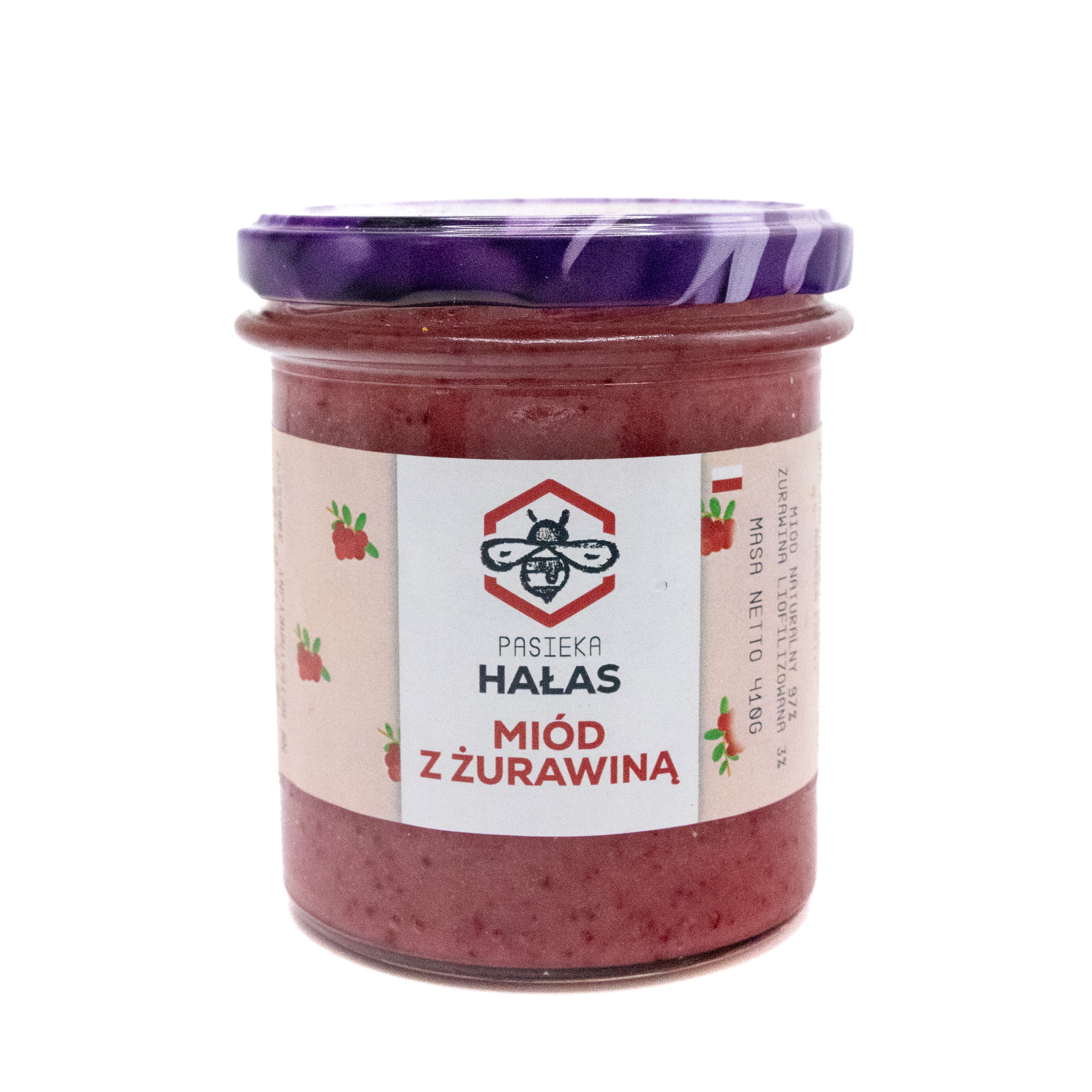 Miód z Żurawiną